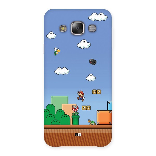 Super Plumber Back Case for Galaxy E7