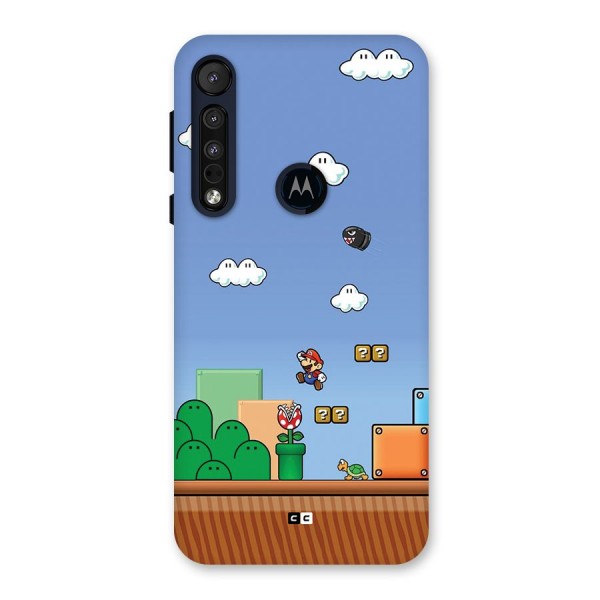 Super Plumber Back Case for Motorola One Macro
