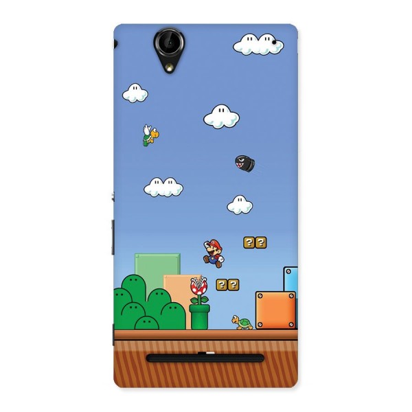 Super Plumber Back Case for Xperia T2
