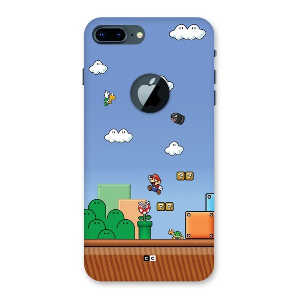 Super Plumber Back Case for iPhone 7 Plus Logo Cut