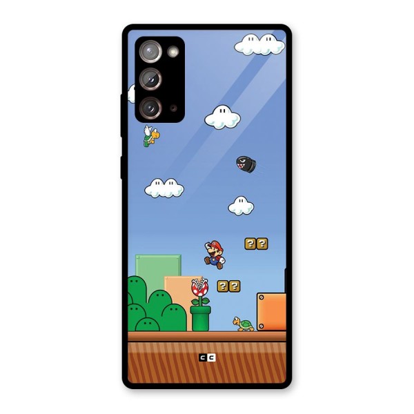 Super Plumber Glass Back Case for Galaxy Note 20