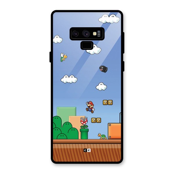 Super Plumber Glass Back Case for Galaxy Note 9