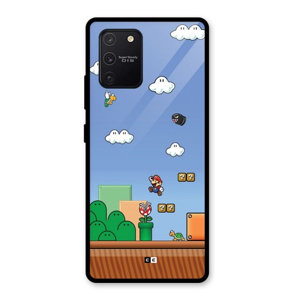 Super Plumber Glass Back Case for Galaxy S10 Lite
