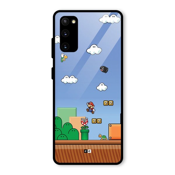 Super Plumber Glass Back Case for Galaxy S20 FE 5G