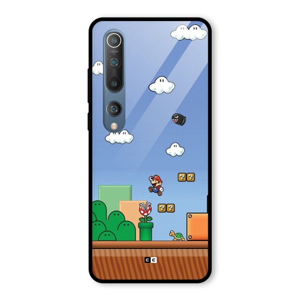 Super Plumber Glass Back Case for Mi 10