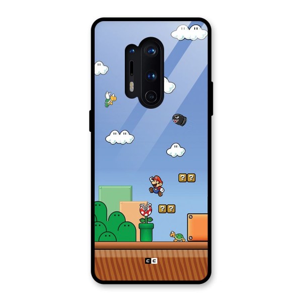 Super Plumber Glass Back Case for OnePlus 8 Pro