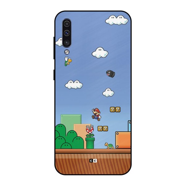 Super Plumber Metal Back Case for Galaxy A30s