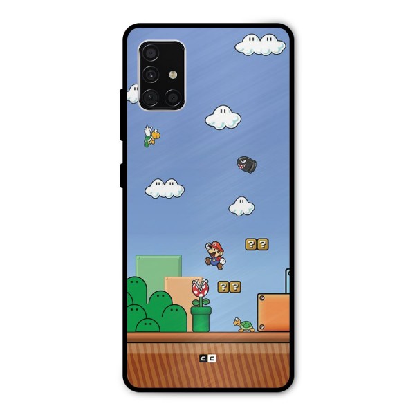 Super Plumber Metal Back Case for Galaxy A51