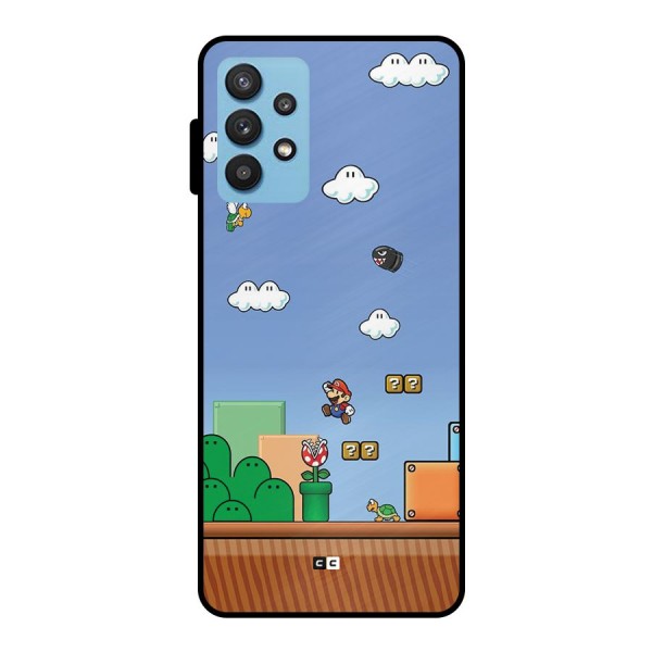 Super Plumber Metal Back Case for Galaxy M32 5G