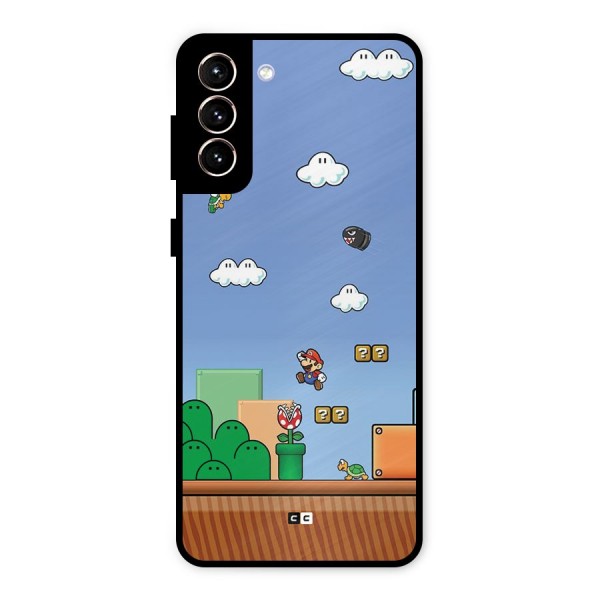 Super Plumber Metal Back Case for Galaxy S21 Plus