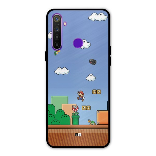 Super Plumber Metal Back Case for Realme 5i