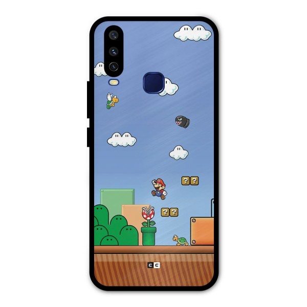 Super Plumber Metal Back Case for Vivo V17