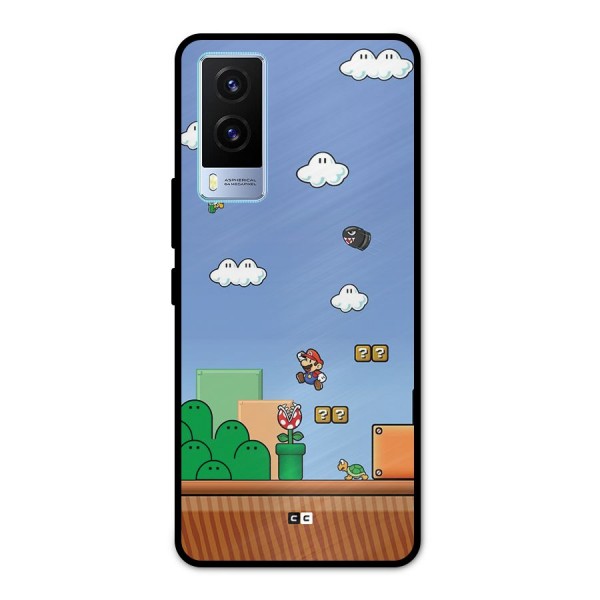 Super Plumber Metal Back Case for Vivo V21e 5G