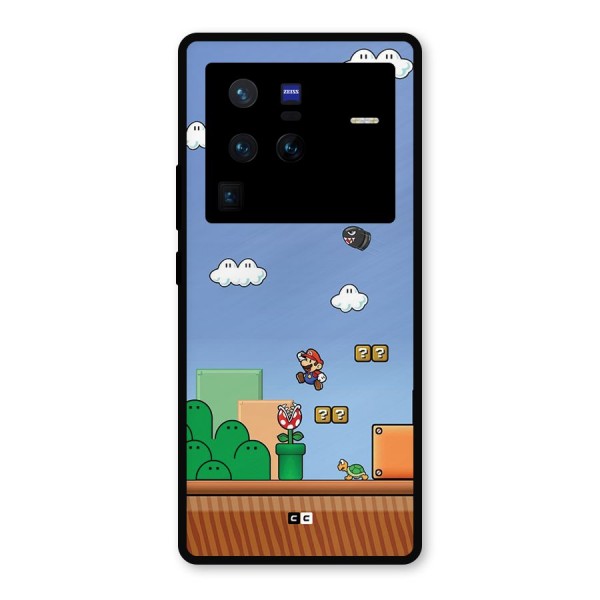 Super Plumber Metal Back Case for Vivo X80 Pro