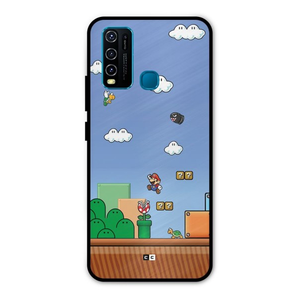 Super Plumber Metal Back Case for Vivo Y50