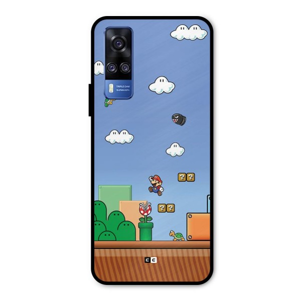 Super Plumber Metal Back Case for Vivo Y51A