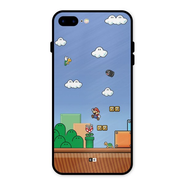 Super Plumber Metal Back Case for iPhone 8 Plus