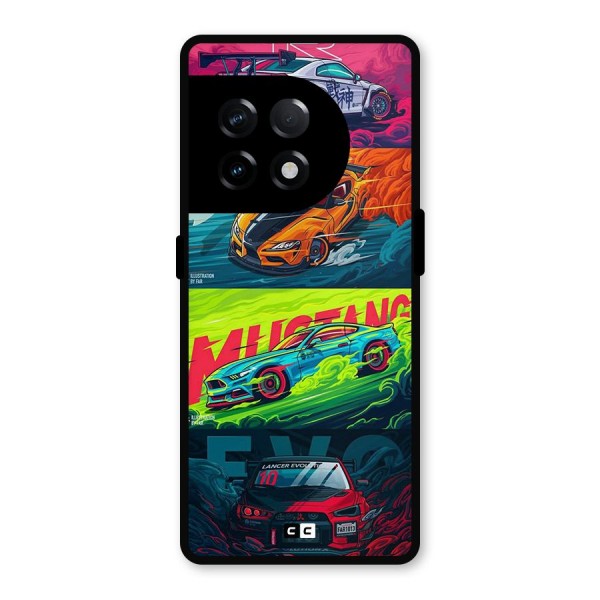 Super Racing Car Metal Back Case for OnePlus 11R