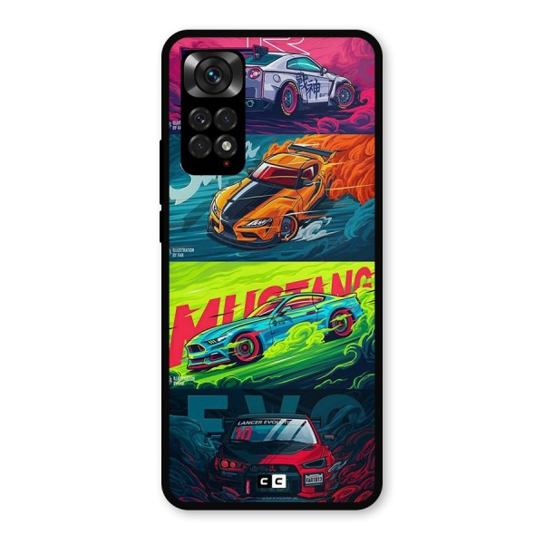 Super Racing Car Metal Back Case for Redmi Note 11s
