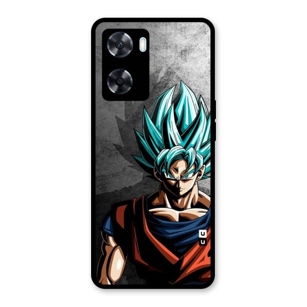 Super Saiyan Art Glass Back Case for Oppo A77