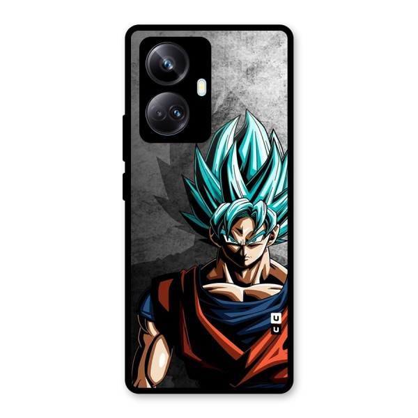 Super Saiyan Art Glass Back Case for Realme 10 Pro Plus