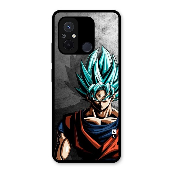 Super Saiyan Art Glass Back Case for Redmi 12C