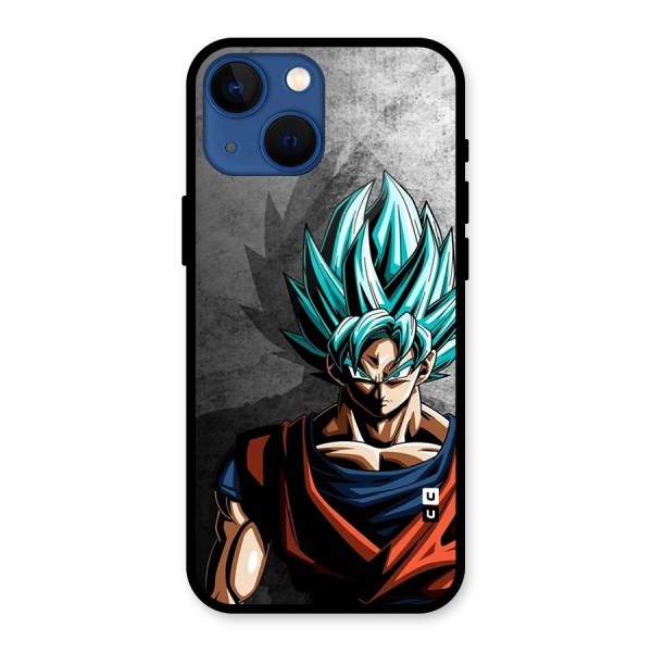 Super Saiyan Art Glass Back Case for iPhone 13 Mini