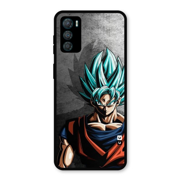 Super Saiyan Art Metal Back Case for Moto G42