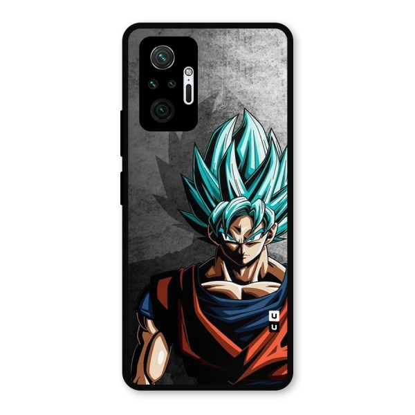 Super Saiyan Art Metal Back Case for Redmi Note 10 Pro Max