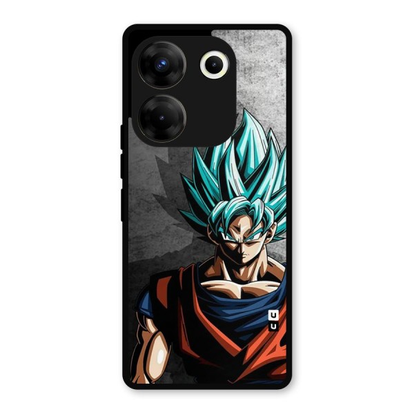 Super Saiyan Art Metal Back Case for Tecno Camon 20