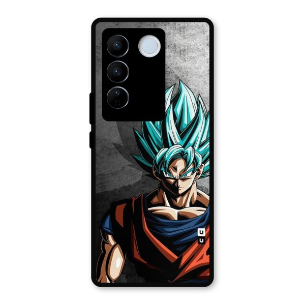 Super Saiyan Art Metal Back Case for Vivo V27 Pro