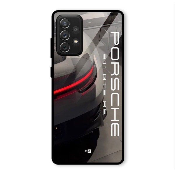 Super Sports Car Glass Back Case for Galaxy A72