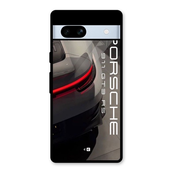 Super Sports Car Glass Back Case for Google Pixel 7a