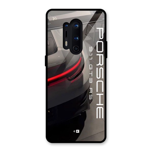 Super Sports Car Glass Back Case for OnePlus 8 Pro
