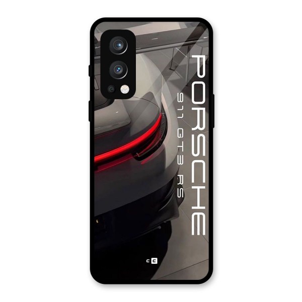 Super Sports Car Glass Back Case for OnePlus Nord 2 5G