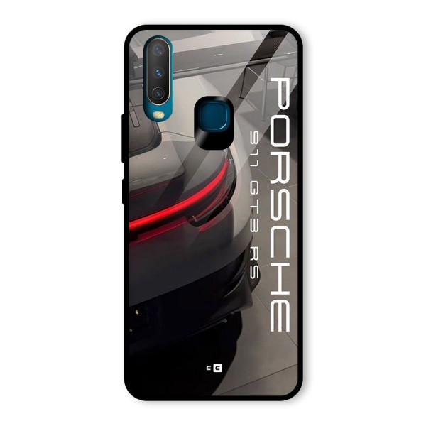 Super Sports Car Glass Back Case for Vivo Y12