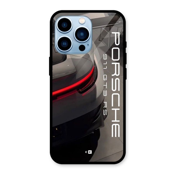 Super Sports Car Glass Back Case for iPhone 13 Pro