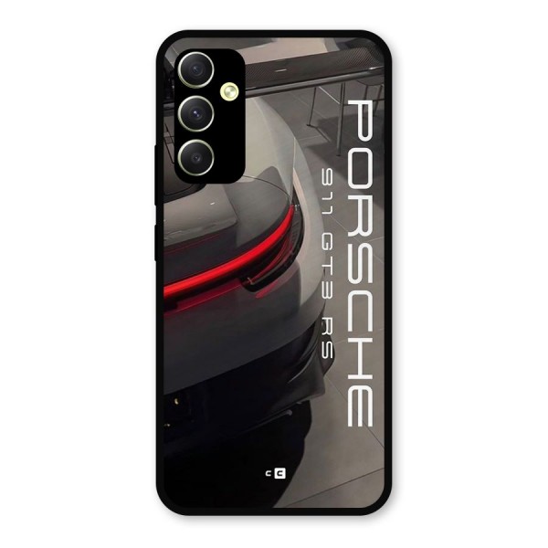 Super Sports Car Metal Back Case for Galaxy A34