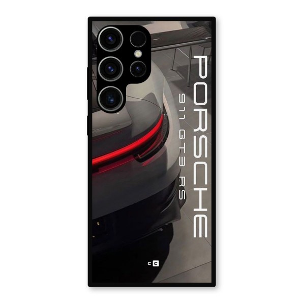 Super Sports Car Metal Back Case for Galaxy S23 Ultra