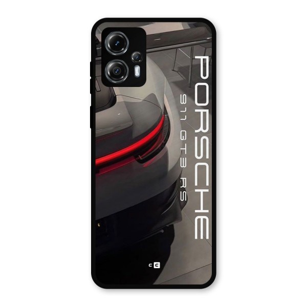 Super Sports Car Metal Back Case for Moto G13