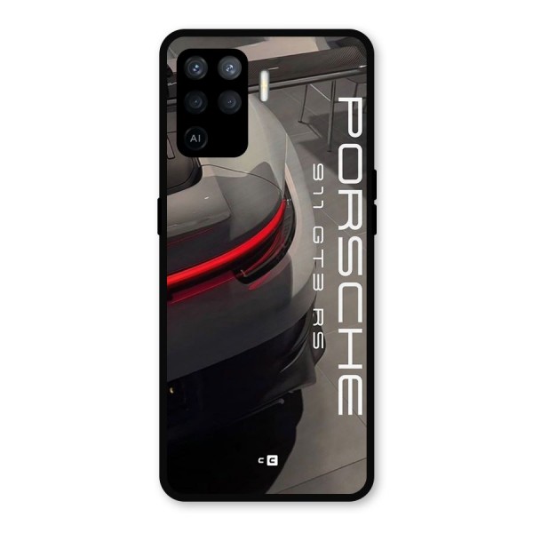 Super Sports Car Metal Back Case for Oppo F19 Pro