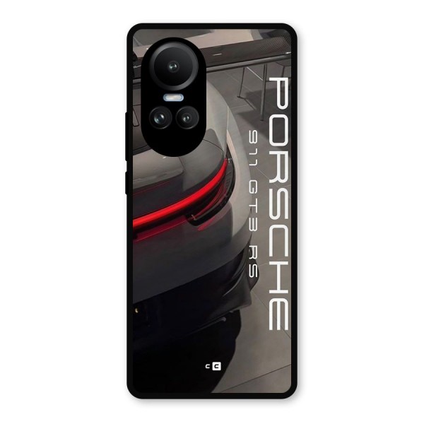 Super Sports Car Metal Back Case for Oppo Reno10 Pro