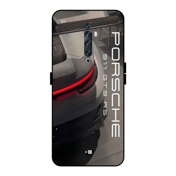 Super Sports Car Metal Back Case for Oppo Reno2 F