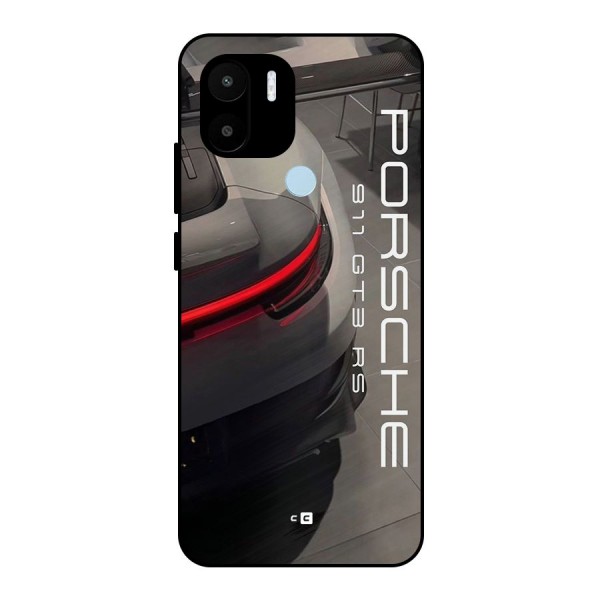 Super Sports Car Metal Back Case for Redmi A1 Plus