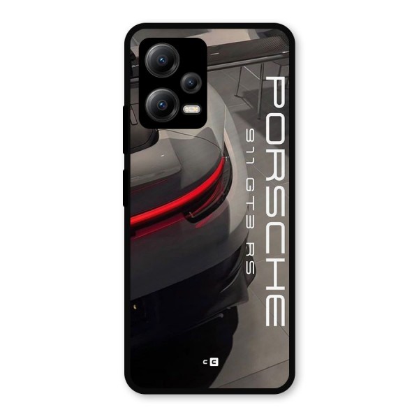 Super Sports Car Metal Back Case for Redmi Note 12 5G