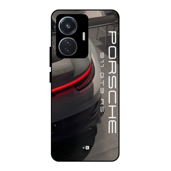 Super Sports Car Metal Back Case for Vivo T1 44W