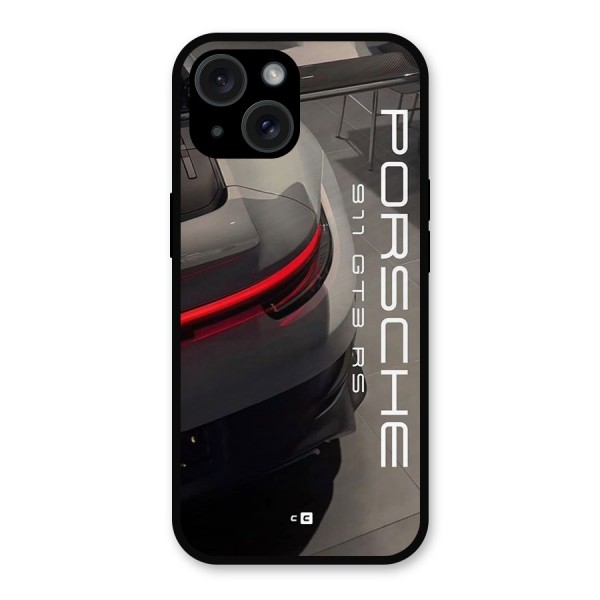 Super Sports Car Metal Back Case for iPhone 15