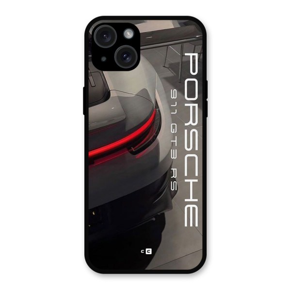 Super Sports Car Metal Back Case for iPhone 15 Plus