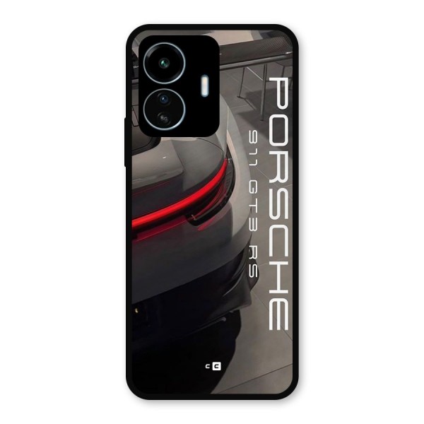 Super Sports Car Metal Back Case for vivo iQOO Z6 Lite 5G