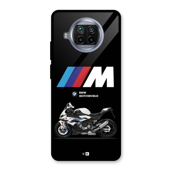 Superbike Stripes Glass Back Case for Mi 10i